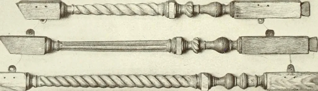 An illustration from Old English furniture and its surroundings, from the restoration to the regency, 1920, leaf 197