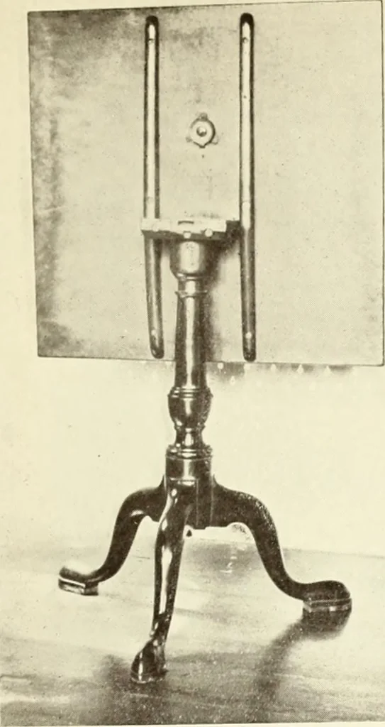 An illustration from Old English furniture and its surroundings, from the restoration to the regency, 1920, leaf 202