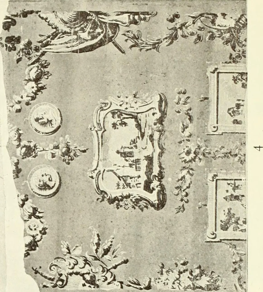 An illustration from Old English furniture and its surroundings, from the restoration to the regency, 1920, leaf 203