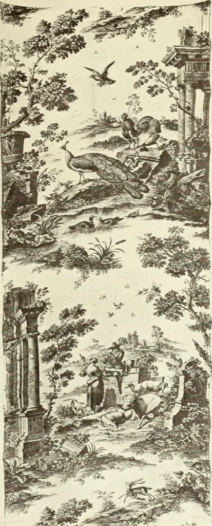 An illustration from Old English furniture and its surroundings, from the restoration to the regency, 1920, leaf 204