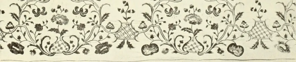 An illustration from Old English furniture and its surroundings, from the restoration to the regency, 1920, leaf 206