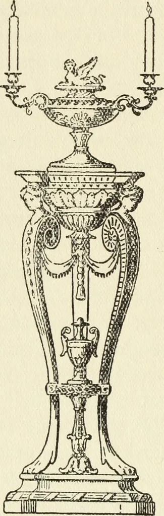 An illustration from Old English furniture and its surroundings, from the restoration to the regency, 1920, leaf 259