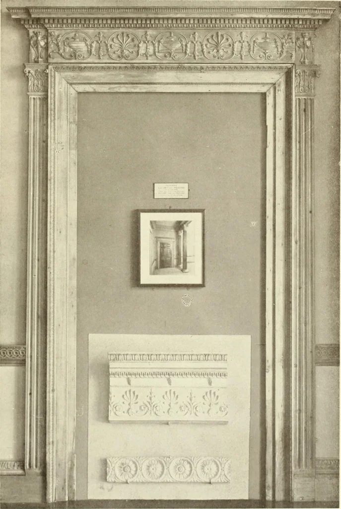 An illustration from Old English furniture and its surroundings, from the restoration to the regency, 1920, leaf 262