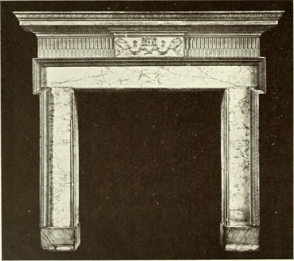 An illustration from Old English furniture and its surroundings, from the restoration to the regency, 1920, leaf 263