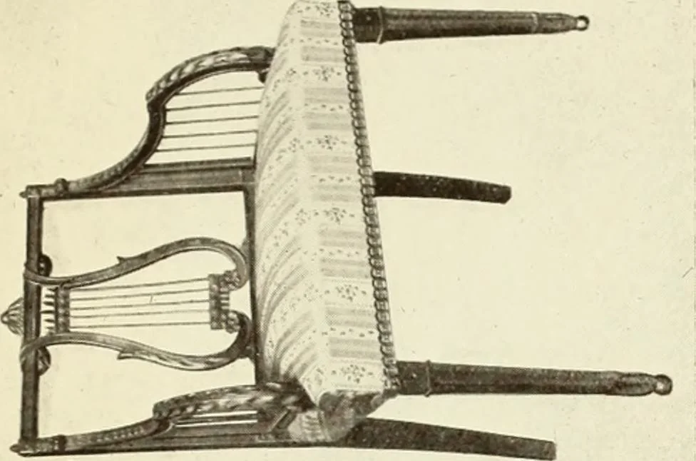 An illustration from Old English furniture and its surroundings, from the restoration to the regency, 1920, leaf 264