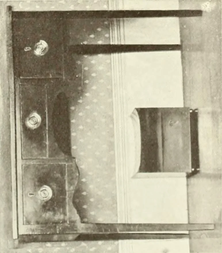 An illustration from Old English furniture and its surroundings, from the restoration to the regency, 1920, leaf 266