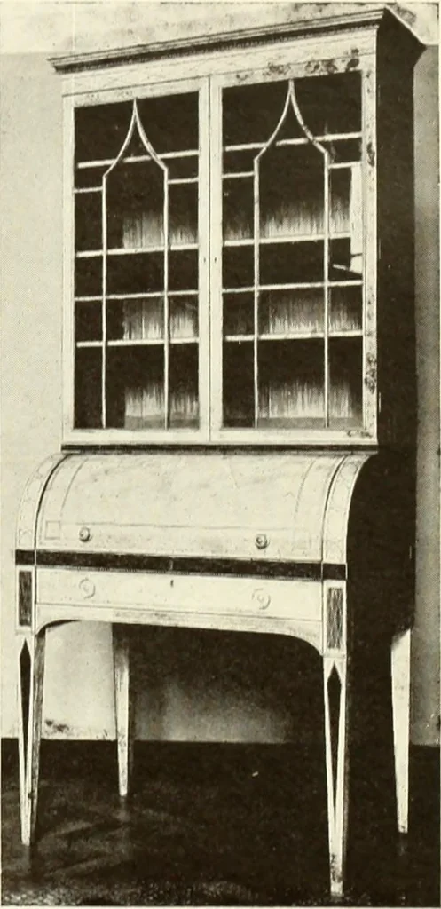 An illustration from Old English furniture and its surroundings, from the restoration to the regency, 1920, leaf 267