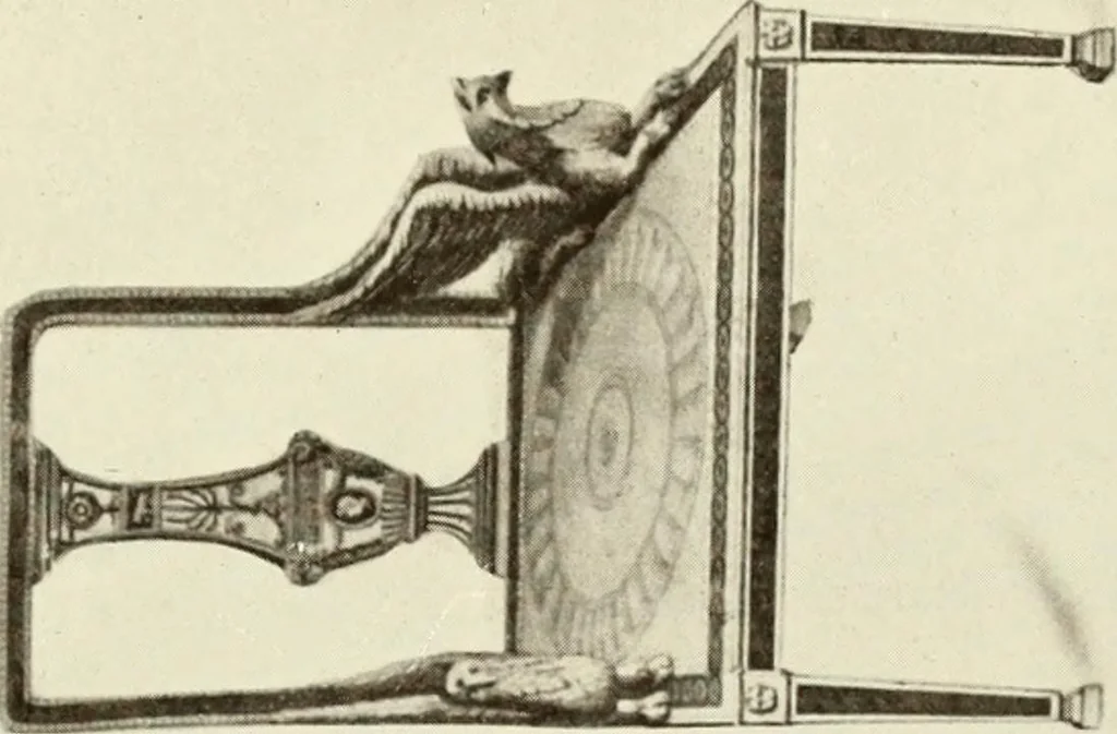 An illustration from Old English furniture and its surroundings, from the restoration to the regency, 1920, leaf 268
