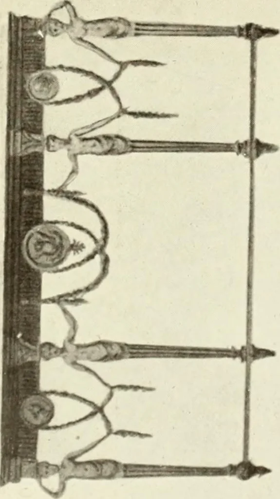 An illustration from Old English furniture and its surroundings, from the restoration to the regency, 1920, leaf 268
