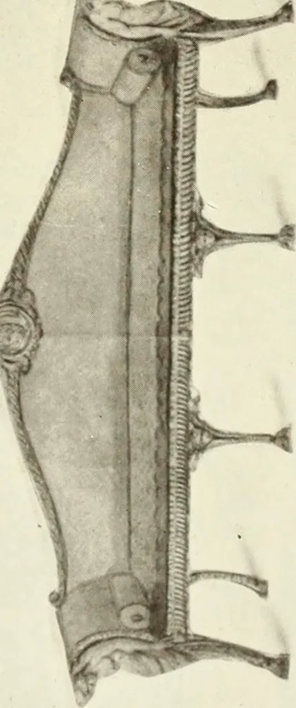 An illustration from Old English furniture and its surroundings, from the restoration to the regency, 1920, leaf 268