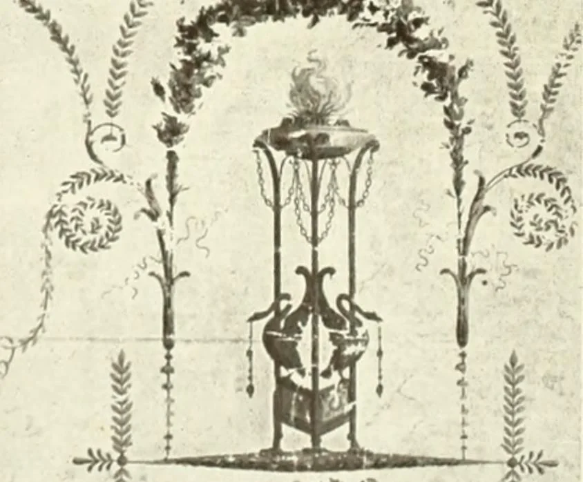 An illustration from Old English furniture and its surroundings, from the restoration to the regency, 1920, leaf 272