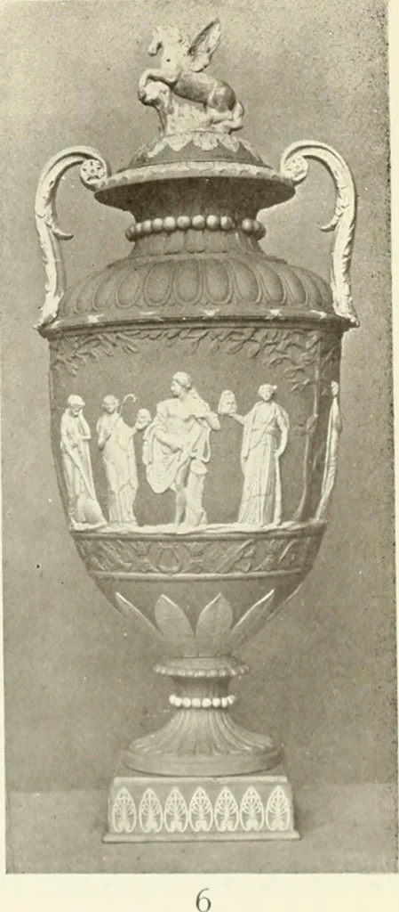 An illustration from Old English furniture and its surroundings, from the restoration to the regency, 1920, leaf 276