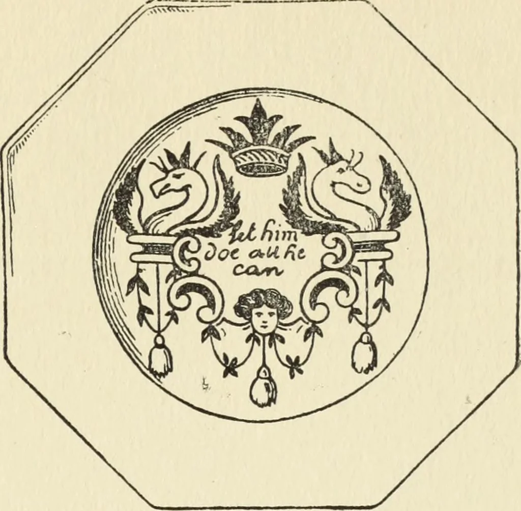 An illustration from Old English furniture and its surroundings, from the restoration to the regency, 1920, leaf 58