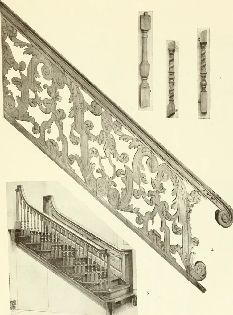 An illustration from Old English furniture and its surroundings, from the restoration to the regency, 1920, leaf 72
