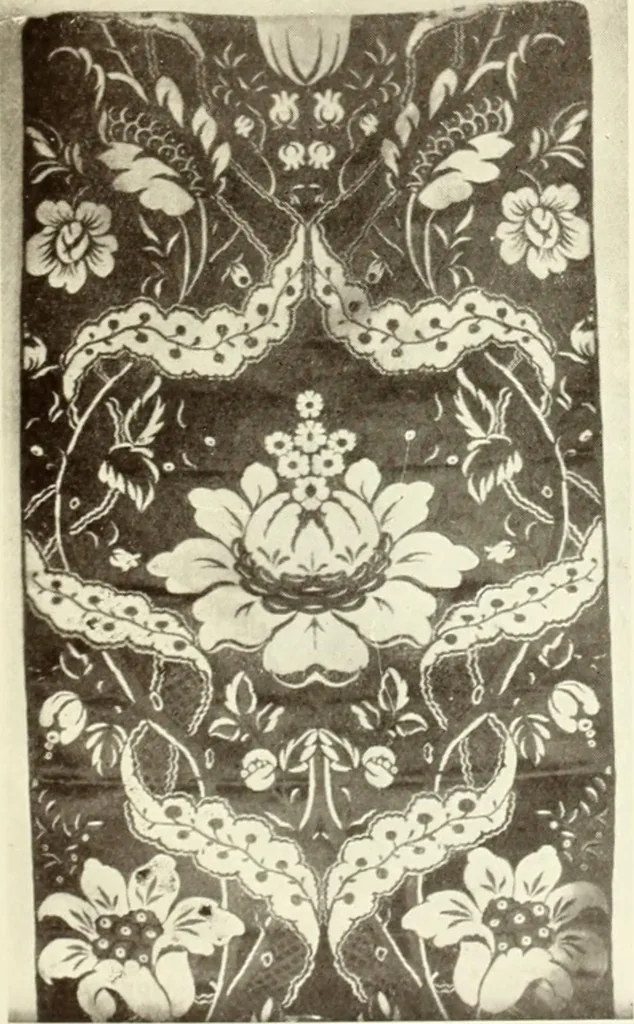 An illustration from Old English furniture and its surroundings, from the restoration to the regency, 1920, leaf 78