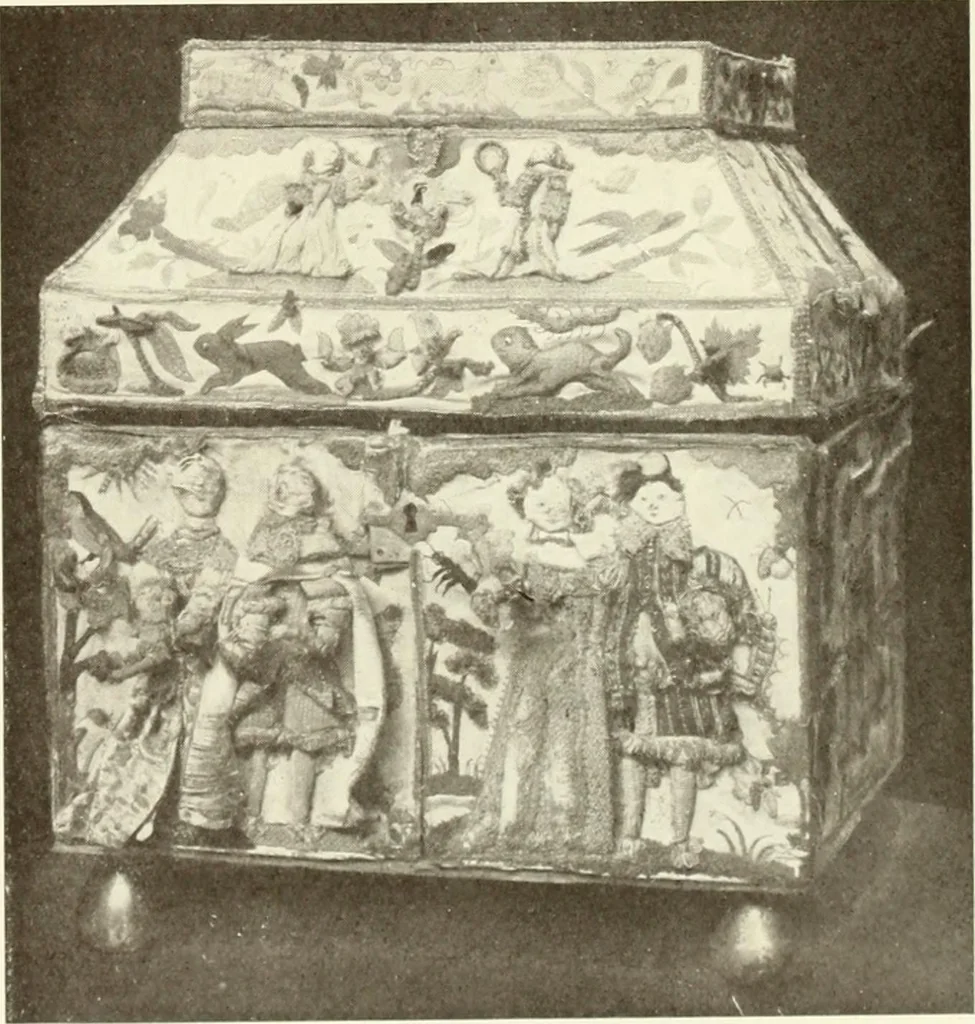 An illustration from Old English furniture and its surroundings, from the restoration to the regency, 1920, leaf 78