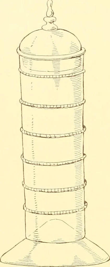 An illustration from Old English glasses. An account of glass drinking vessels in England, from early times to the end of the eighteenth century. With introductory notices, original documents, etc, 1897, leaf 123