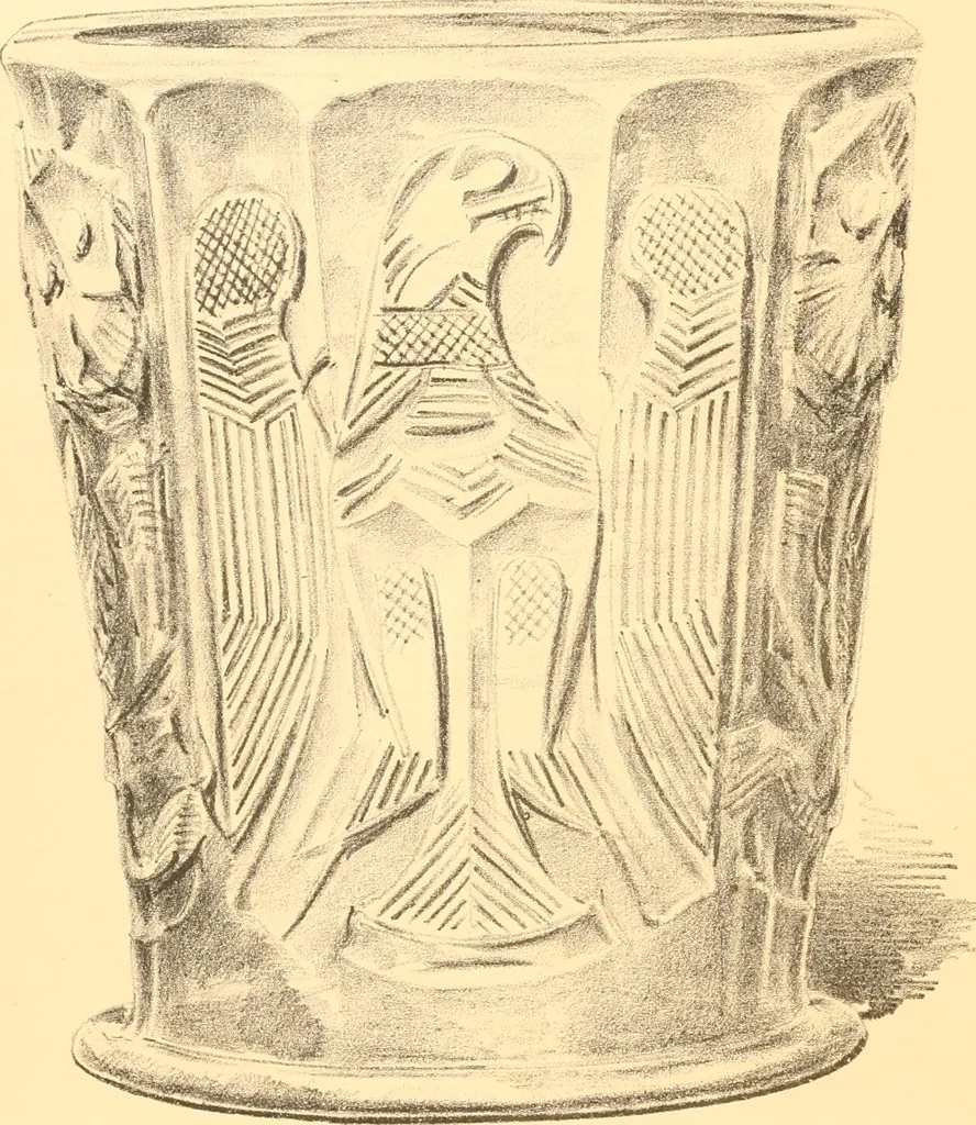 An illustration from Old English glasses. An account of glass drinking vessels in England, from early times to the end of the eighteenth century. With introductory notices, original documents, etc, 1897, leaf 127