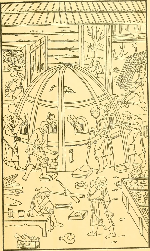 An illustration from Old English glasses. An account of glass drinking vessels in England, from early times to the end of the eighteenth century. With introductory notices, original documents, etc, 1897, leaf 140