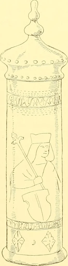 An illustration from Old English glasses. An account of glass drinking vessels in England, from early times to the end of the eighteenth century. With introductory notices, original documents, etc, 1897, leaf 142