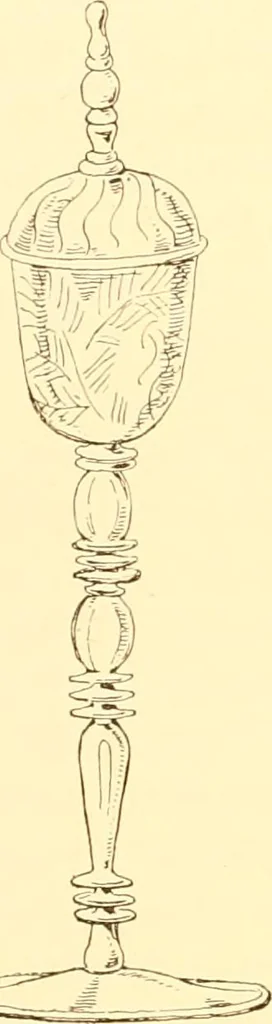 An illustration from Old English glasses. An account of glass drinking vessels in England, from early times to the end of the eighteenth century. With introductory notices, original documents, etc, 1897, leaf 147