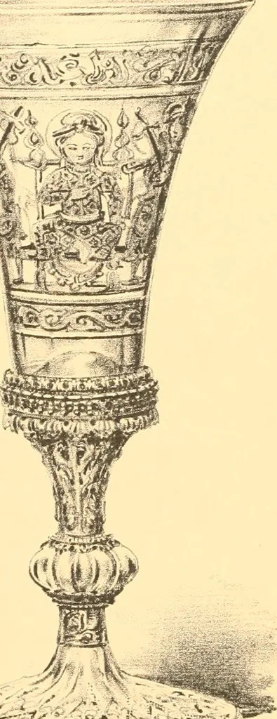 An illustration from Old English glasses. An account of glass drinking vessels in England, from early times to the end of the eighteenth century. With introductory notices, original documents, etc, 1897, leaf 211