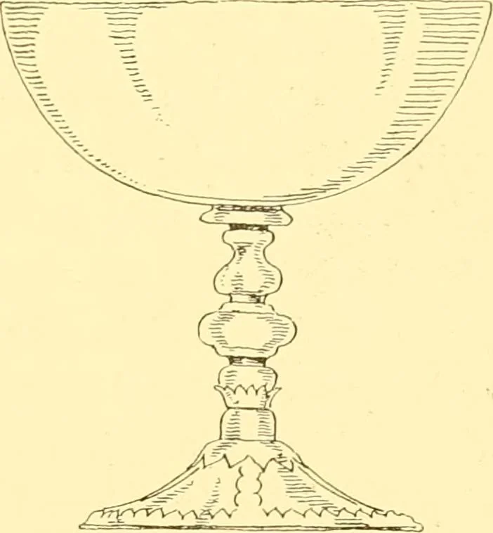 An illustration from Old English glasses. An account of glass drinking vessels in England, from early times to the end of the eighteenth century. With introductory notices, original documents, etc, 1897, leaf 240