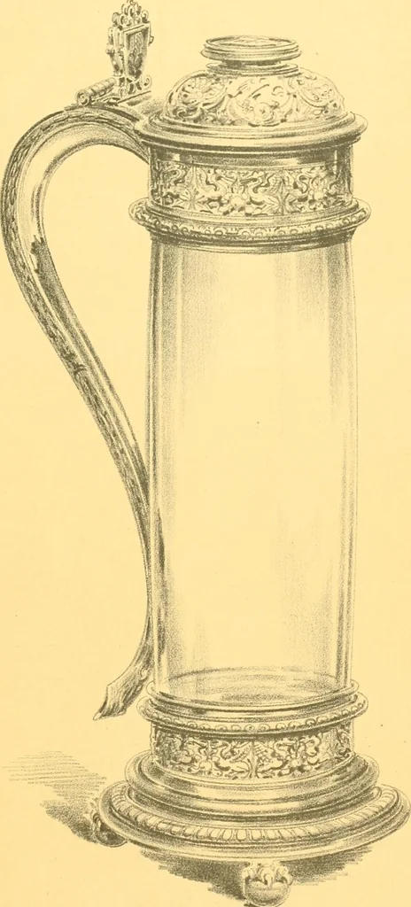 An illustration from Old English glasses. An account of glass drinking vessels in England, from early times to the end of the eighteenth century. With introductory notices, original documents, etc, 1897, leaf 242
