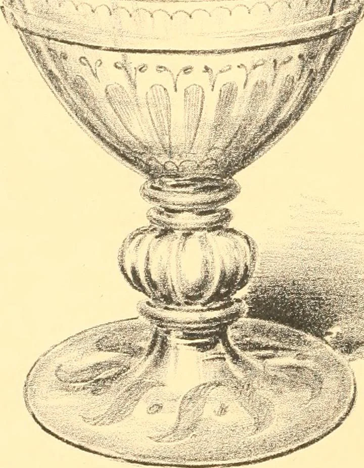 An illustration from Old English glasses. An account of glass drinking vessels in England, from early times to the end of the eighteenth century. With introductory notices, original documents, etc, 1897, leaf 245