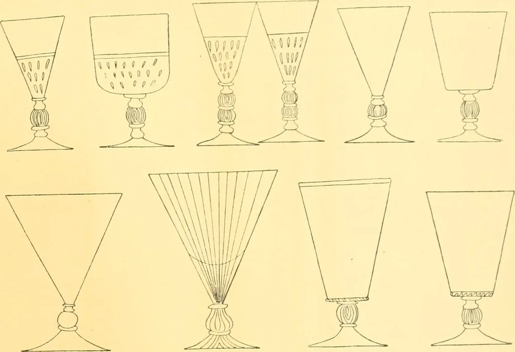 An illustration from Old English glasses. An account of glass drinking vessels in England, from early times to the end of the eighteenth century. With introductory notices, original documents, etc, 1897, leaf 318