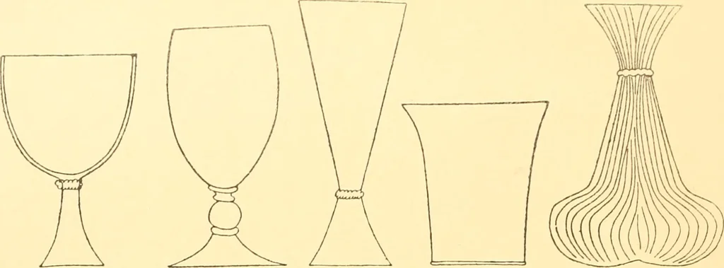 An illustration from Old English glasses. An account of glass drinking vessels in England, from early times to the end of the eighteenth century. With introductory notices, original documents, etc, 1897, leaf 321