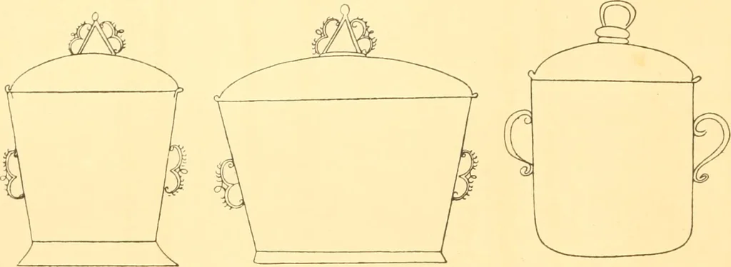 An illustration from Old English glasses. An account of glass drinking vessels in England, from early times to the end of the eighteenth century. With introductory notices, original documents, etc, 1897, leaf 323