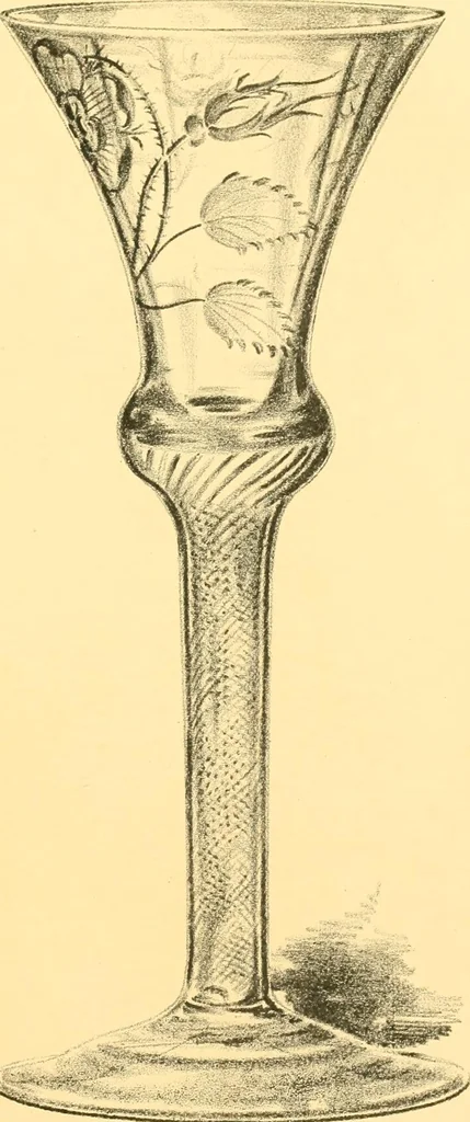 An illustration from Old English glasses. An account of glass drinking vessels in England, from early times to the end of the eighteenth century. With introductory notices, original documents, etc, 1897, leaf 368