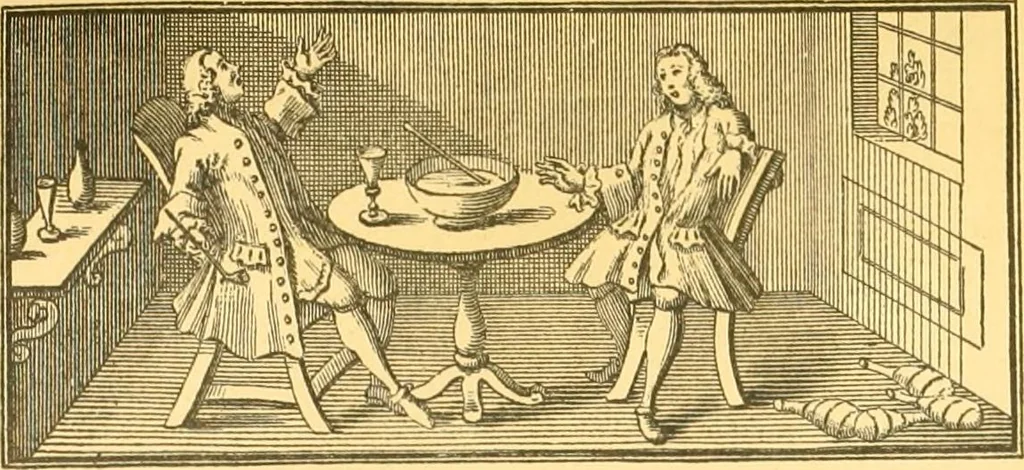 An illustration from Old English glasses. An account of glass drinking vessels in England, from early times to the end of the eighteenth century. With introductory notices, original documents, etc, 1897, leaf 382