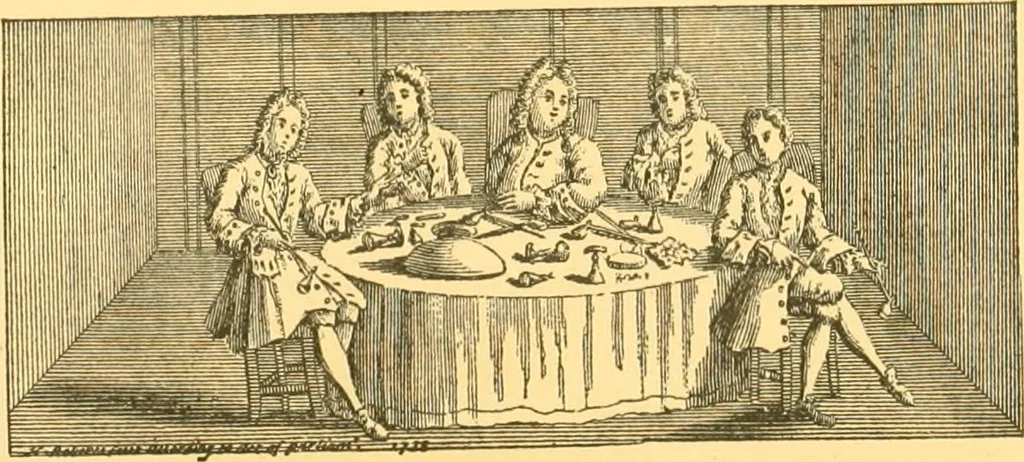 An illustration from Old English glasses. An account of glass drinking vessels in England, from early times to the end of the eighteenth century. With introductory notices, original documents, etc, 1897, leaf 382