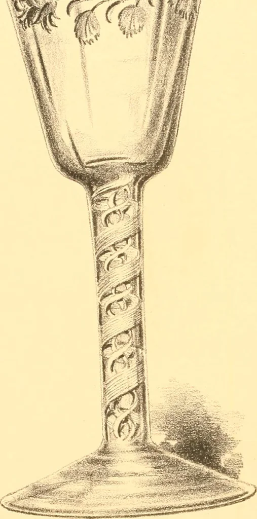 An illustration from Old English glasses. An account of glass drinking vessels in England, from early times to the end of the eighteenth century. With introductory notices, original documents, etc, 1897, leaf 395