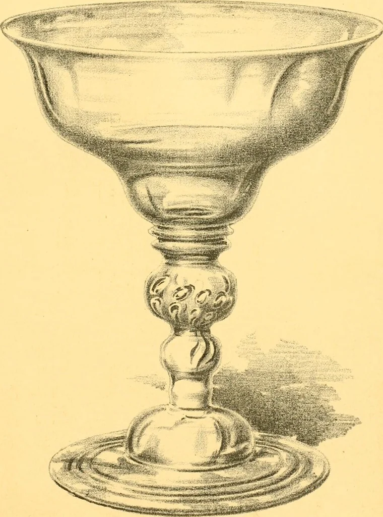 An illustration from Old English glasses. An account of glass drinking vessels in England, from early times to the end of the eighteenth century. With introductory notices, original documents, etc, 1897, leaf 420