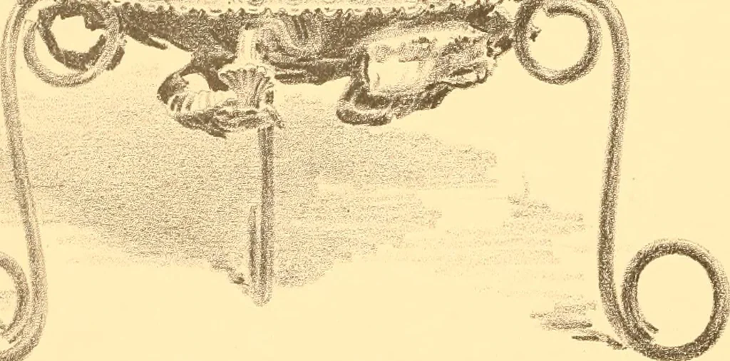 An illustration from Old English glasses. An account of glass drinking vessels in England, from early times to the end of the eighteenth century. With introductory notices, original documents, etc, 1897, leaf 45