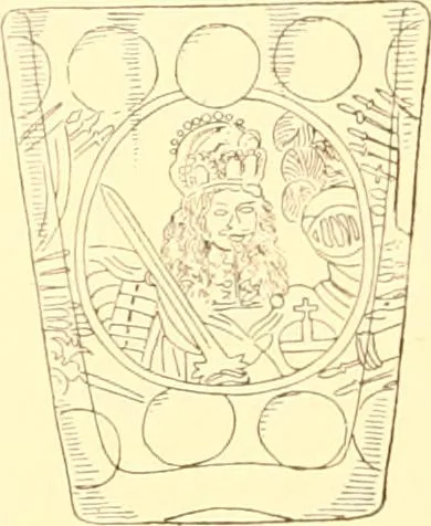 An illustration from Old English glasses. An account of glass drinking vessels in England, from early times to the end of the eighteenth century. With introductory notices, original documents, etc, 1897, leaf 465