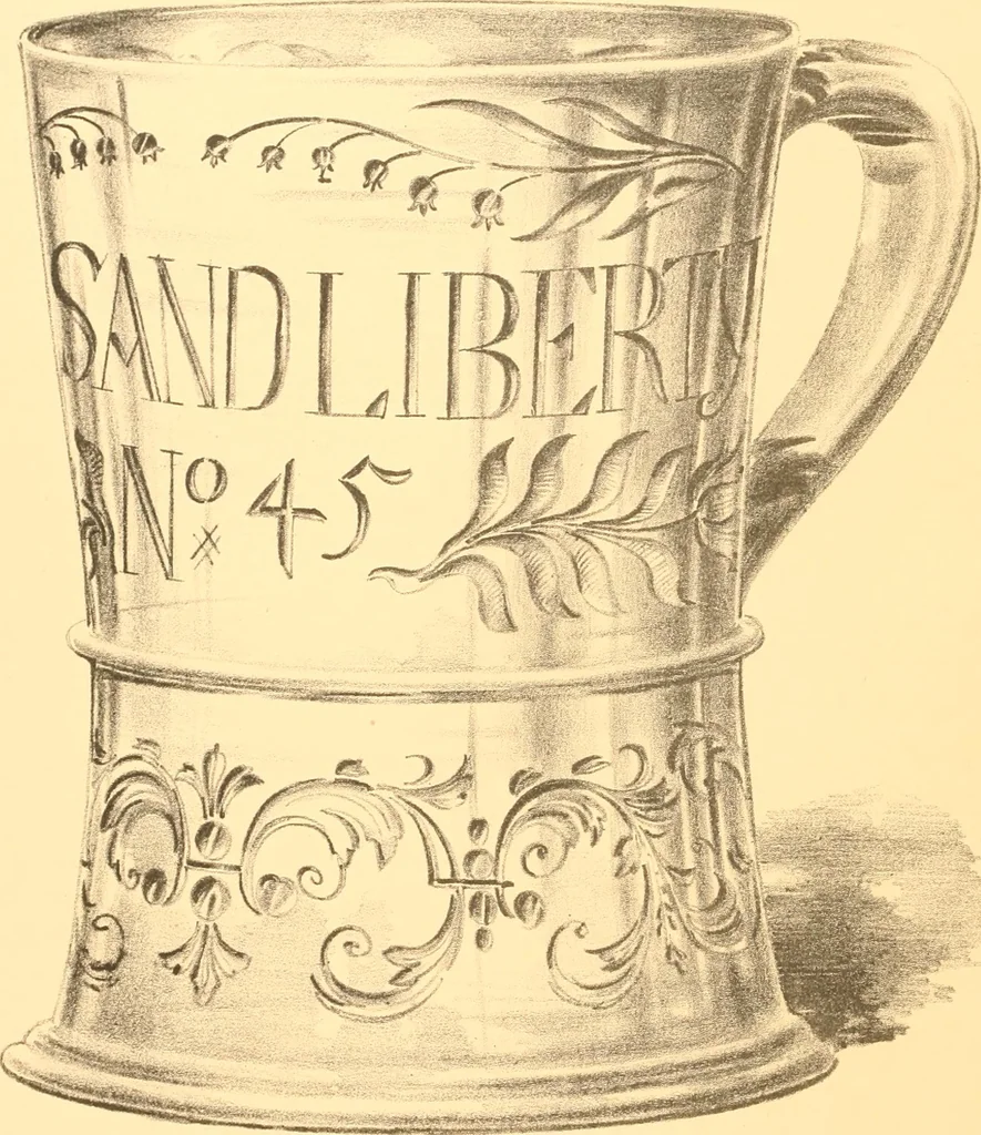 An illustration from Old English glasses. An account of glass drinking vessels in England, from early times to the end of the eighteenth century. With introductory notices, original documents, etc, 1897, leaf 467