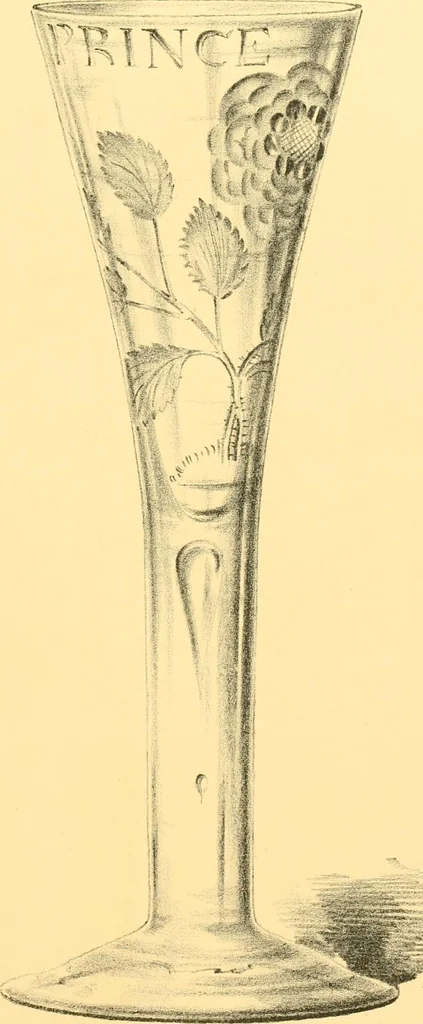 An illustration from Old English glasses. An account of glass drinking vessels in England, from early times to the end of the eighteenth century. With introductory notices, original documents, etc, 1897, leaf 490