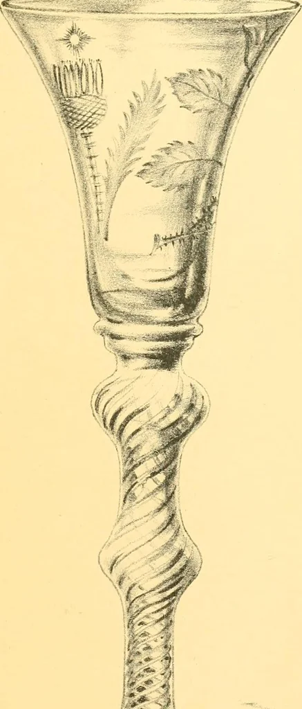 An illustration from Old English glasses. An account of glass drinking vessels in England, from early times to the end of the eighteenth century. With introductory notices, original documents, etc, 1897, leaf 502