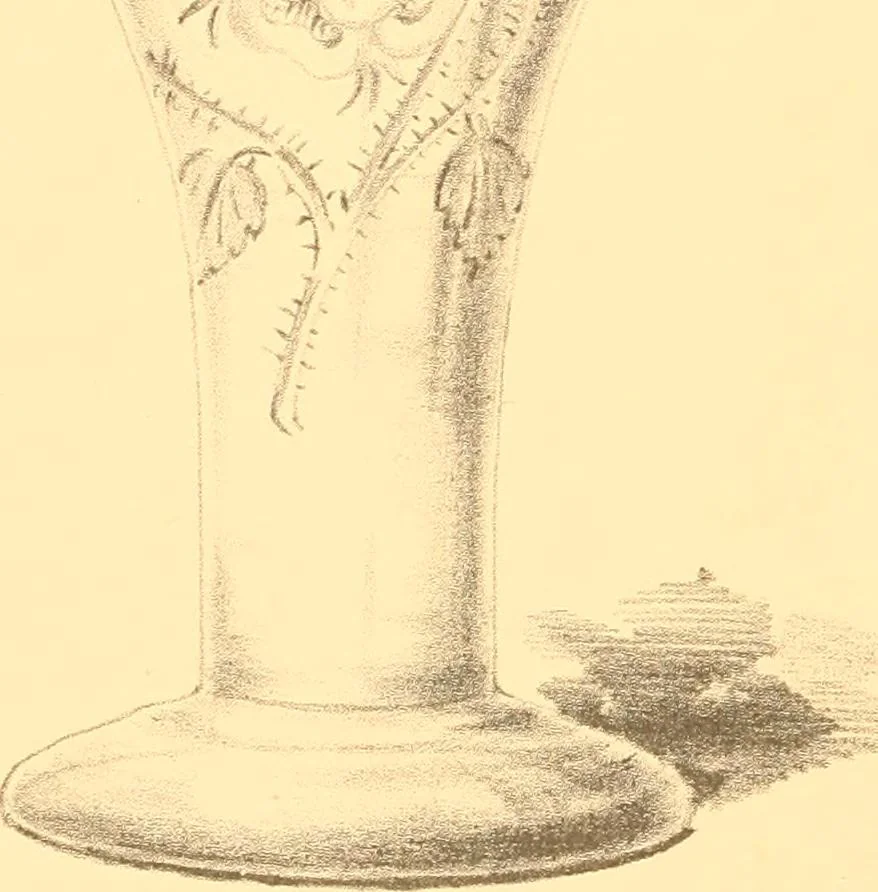 An illustration from Old English glasses. An account of glass drinking vessels in England, from early times to the end of the eighteenth century. With introductory notices, original documents, etc, 1897, leaf 507