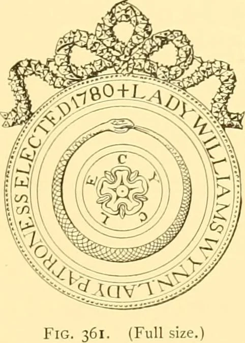 An illustration from Old English glasses. An account of glass drinking vessels in England, from early times to the end of the eighteenth century. With introductory notices, original documents, etc, 1897, leaf 518