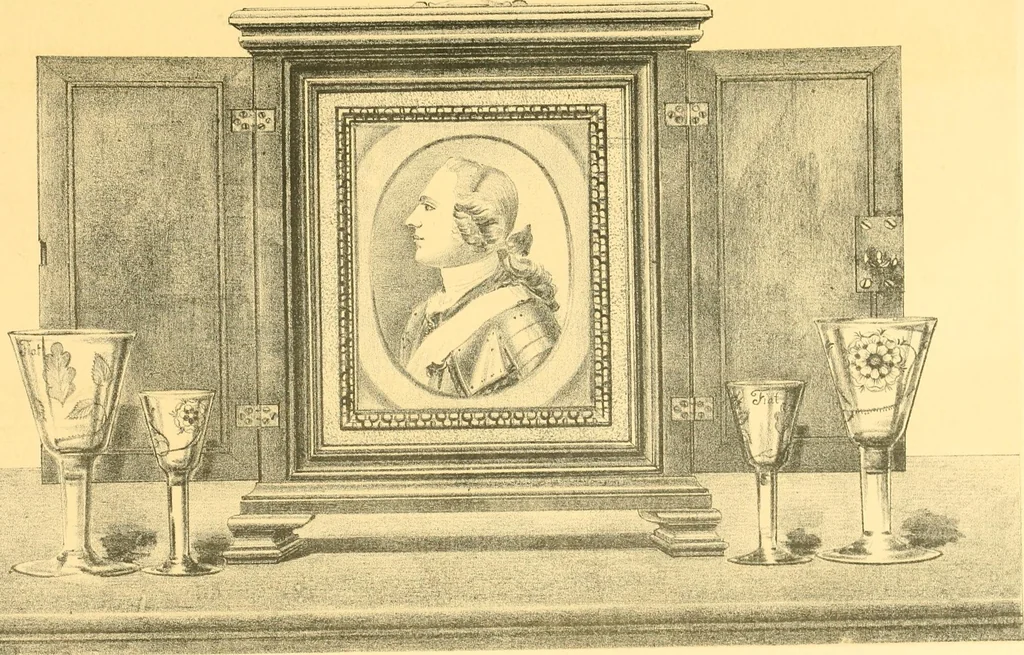 An illustration from Old English glasses. An account of glass drinking vessels in England, from early times to the end of the eighteenth century. With introductory notices, original documents, etc, 1897, leaf 520