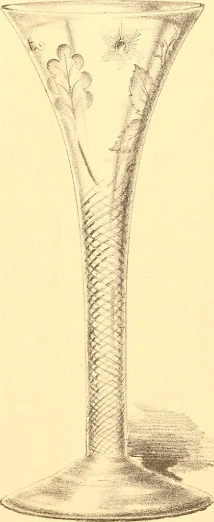 An illustration from Old English glasses. An account of glass drinking vessels in England, from early times to the end of the eighteenth century. With introductory notices, original documents, etc, 1897, leaf 527