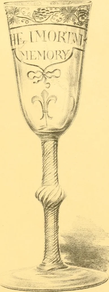 An illustration from Old English glasses. An account of glass drinking vessels in England, from early times to the end of the eighteenth century. With introductory notices, original documents, etc, 1897, leaf 538