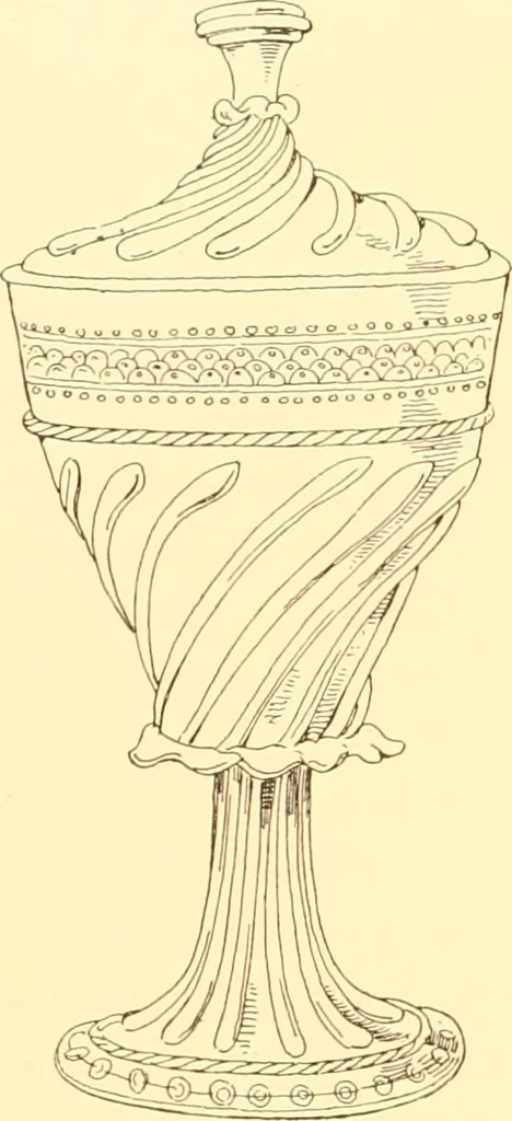 An illustration from Old English glasses. An account of glass drinking vessels in England, from early times to the end of the eighteenth century. With introductory notices, original documents, etc, 1897, leaf 67