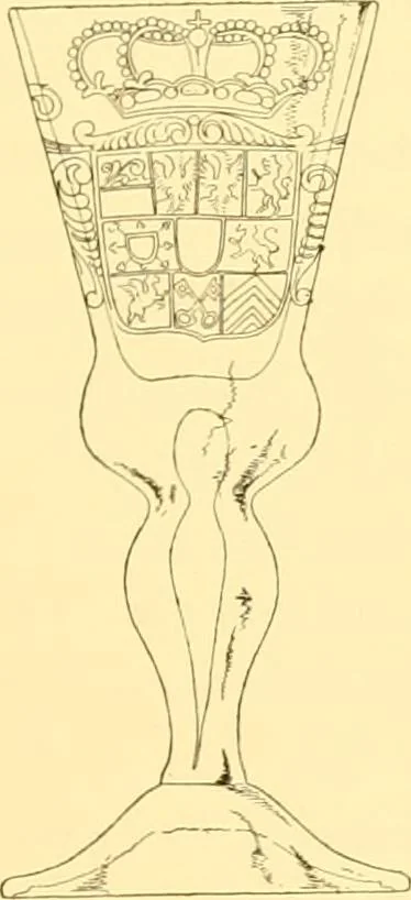 An illustration from Old English glasses. An account of glass drinking vessels in England, from early times to the end of the eighteenth century. With introductory notices, original documents, etc, 1897, leaf 82