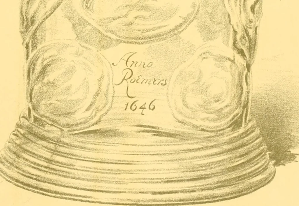 An illustration from Old English glasses. An account of glass drinking vessels in England, from early times to the end of the eighteenth century. With introductory notices, original documents, etc, 1897, leaf 94